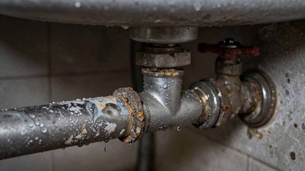 hidden plumbing issues cause pressure drops