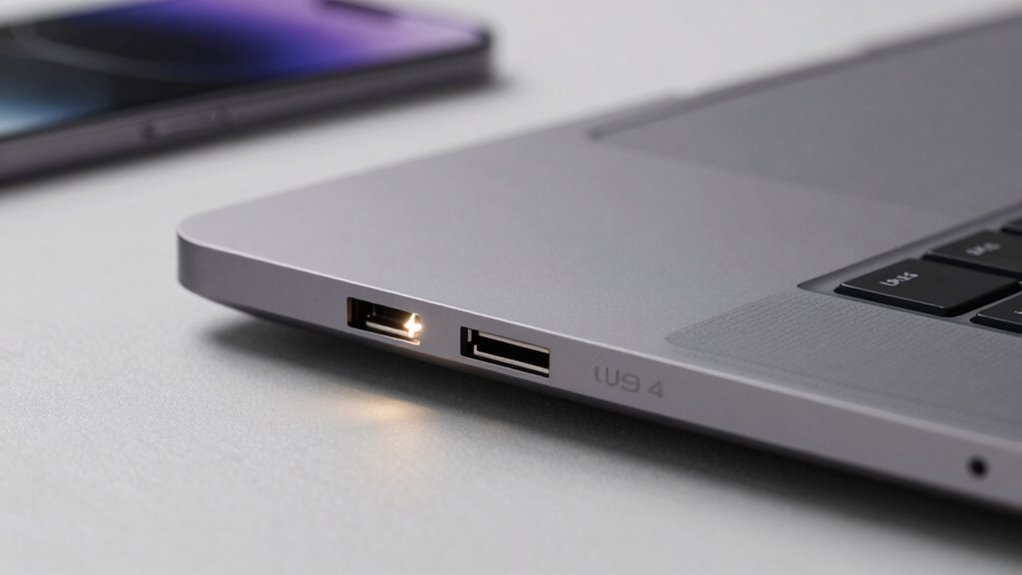 identify thunderbolt usb4 ports