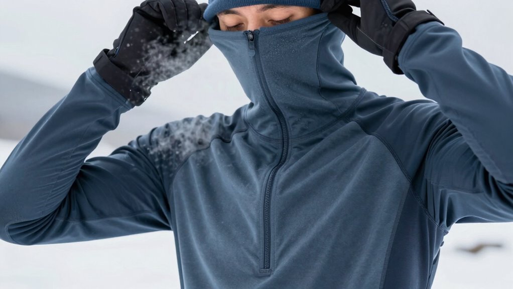 improper layering and ventilation