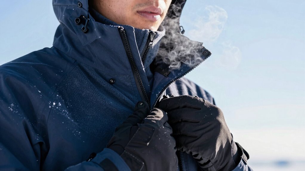 proper layering for warmth