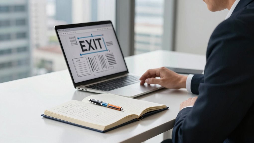 regularly update exit plans