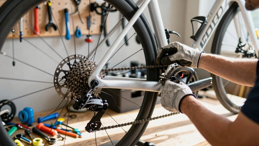schedule bike maintenance regularly