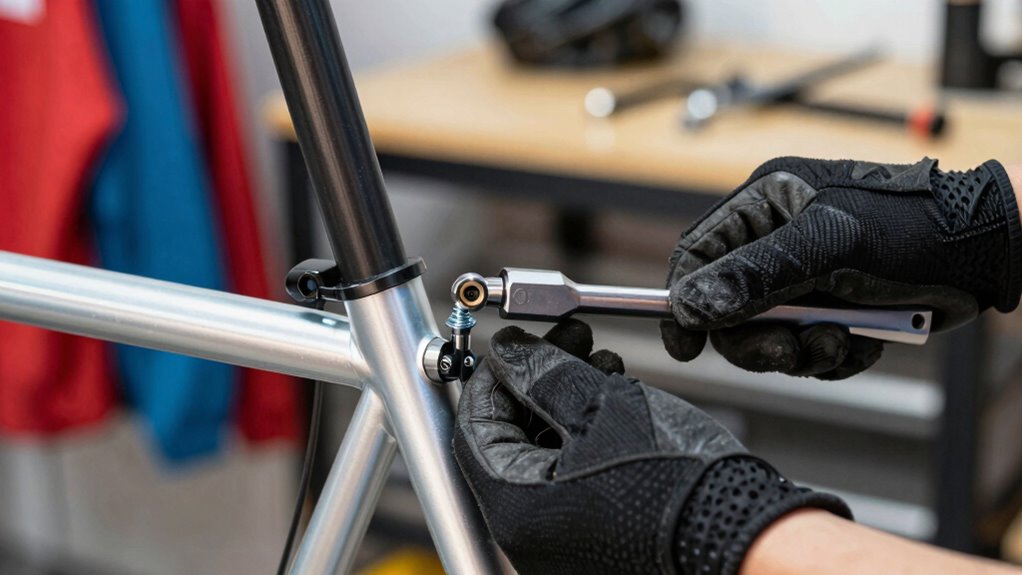 secure bike components regularly