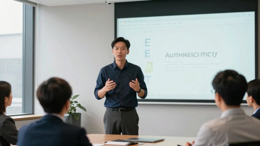 showcase results with metrics