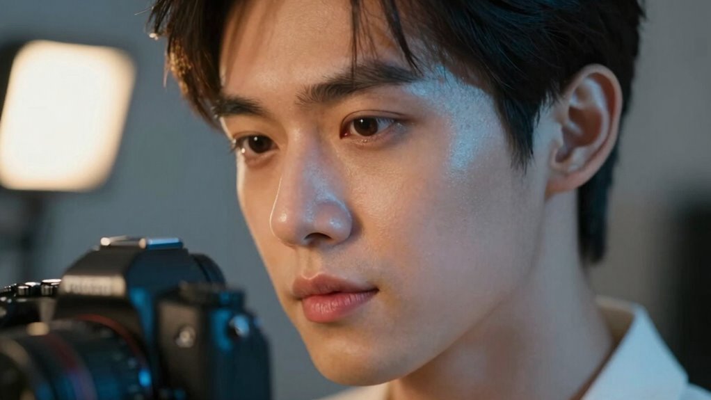 adjust lighting for flattering skin