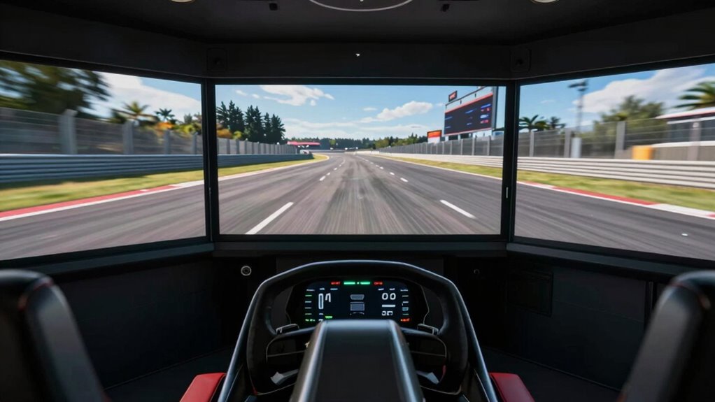 How Triple-Monitor Geometry Changes Sim Racing Perception 8 adjust monitor and view