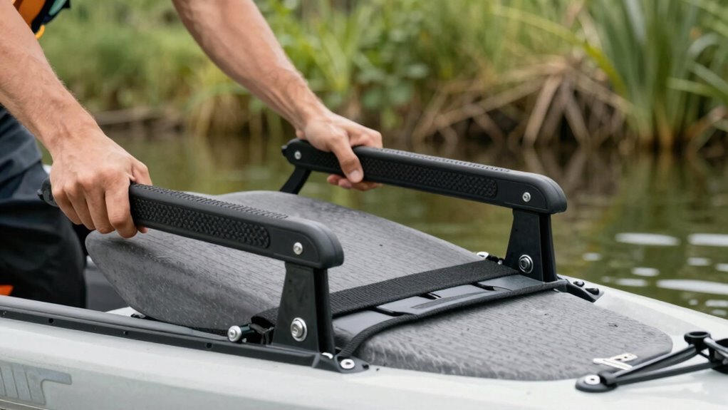 assistive tools ease kayak loading