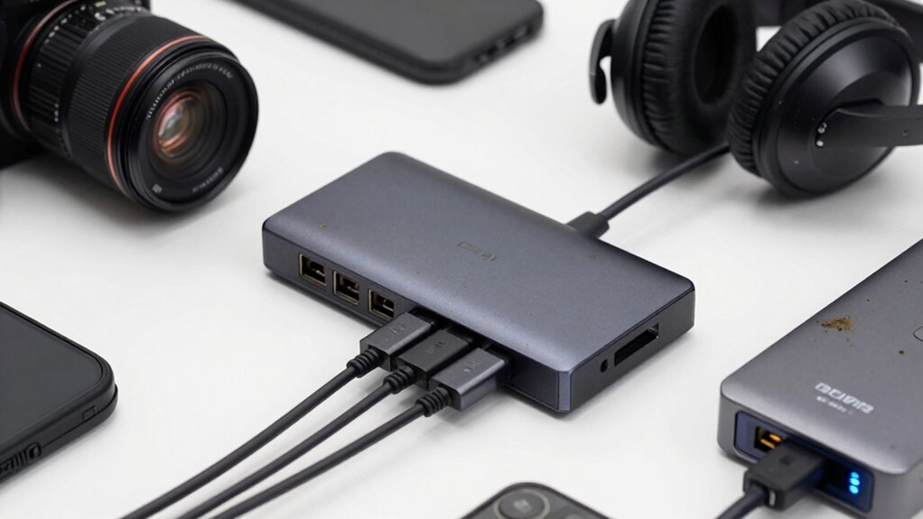avoid usb hubs with sensitive equipment