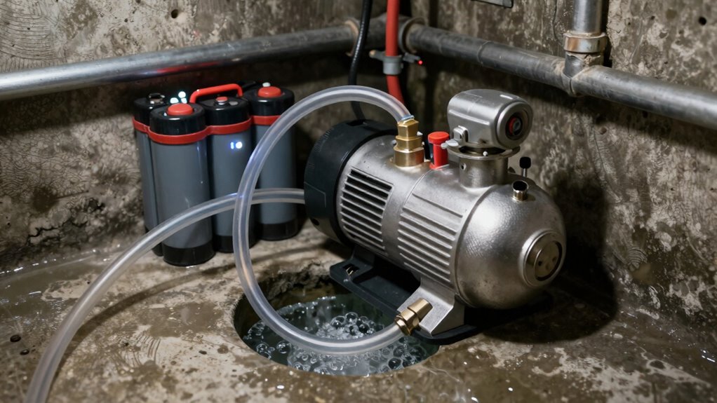backup sump pump system