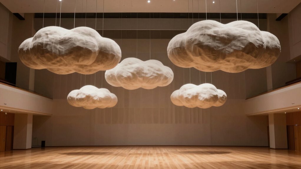 ceiling mounted sound absorption