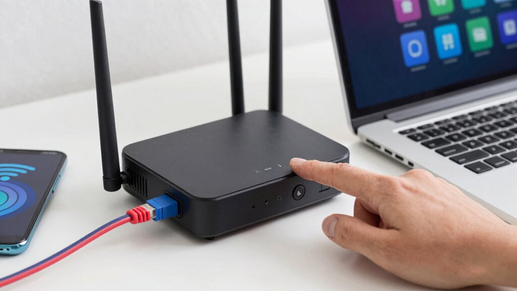 check network settings and configurations