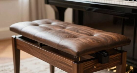 comfortable piano seating options