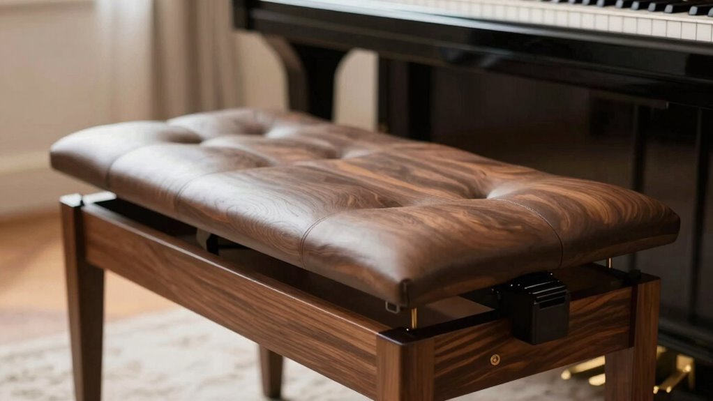 comfortable piano seating options