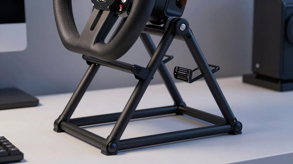 The Wheel Stand Decision That Changes Small-Space Sim Rigs 4 compact adjustable durable stylish