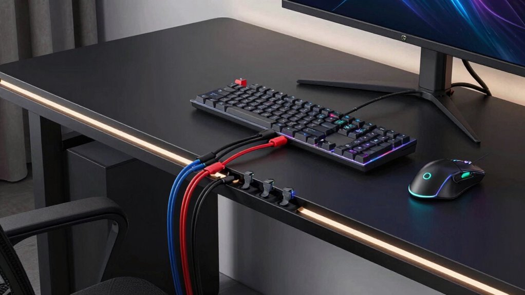 efficient organized gaming setup