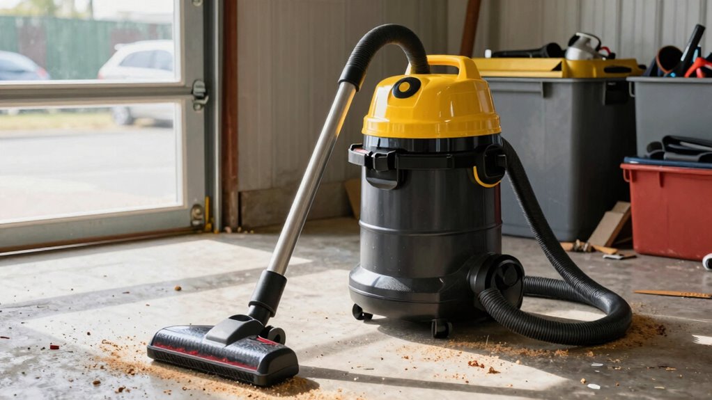 efficient organized garage cleaning