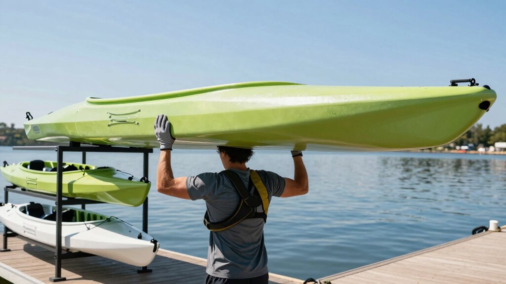 effortless kayak loading method