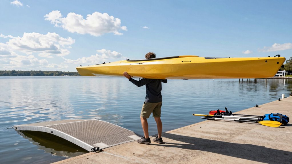 effortless kayak loading routine