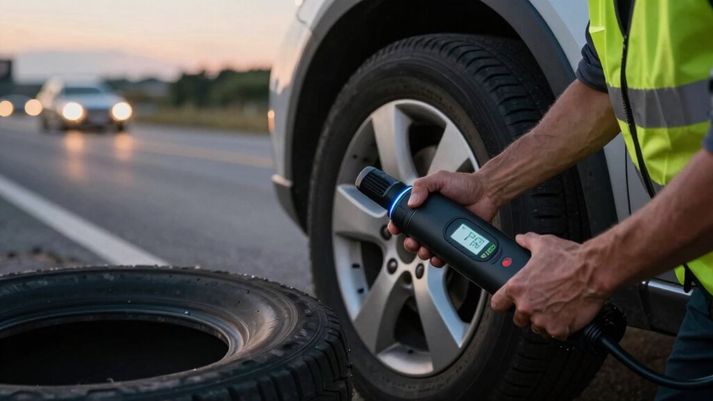 emergency roadside tire aid