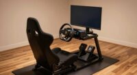 enhance sim racing comfort