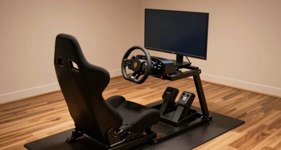 enhance sim racing comfort
