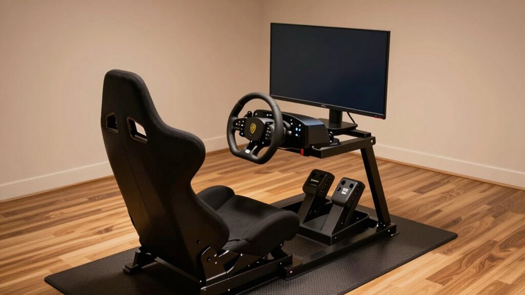 enhance sim racing comfort