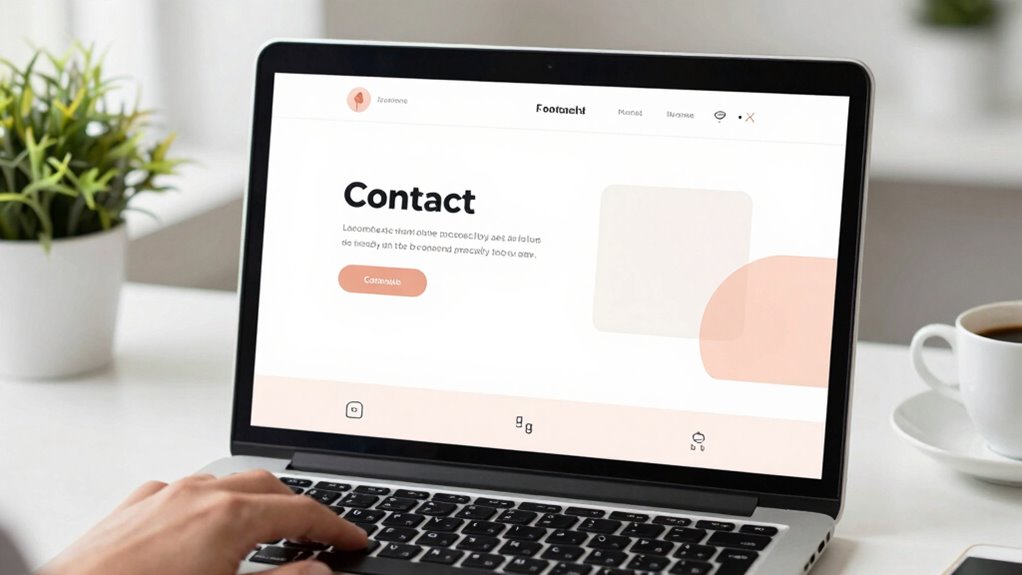 enhanced contact page trust