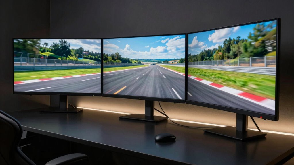enhanced panoramic racing experience