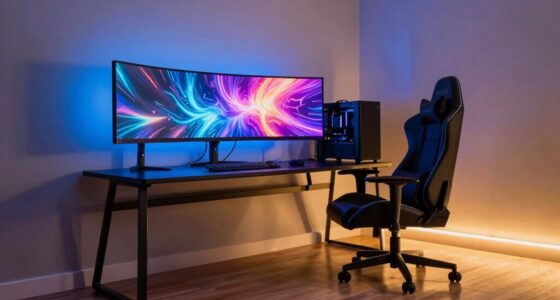 enhances gaming room ambiance