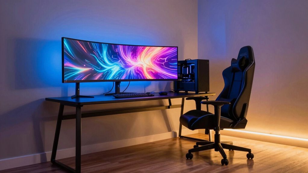 enhances gaming room ambiance
