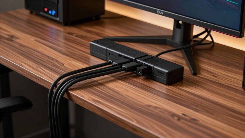 ergonomic cable management design