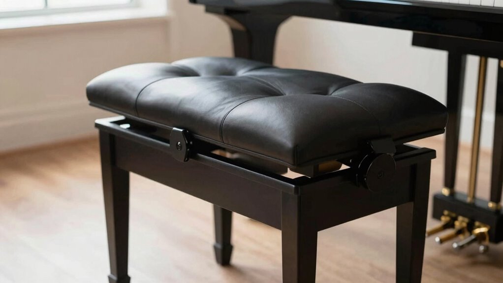 ergonomic design enhances piano playing