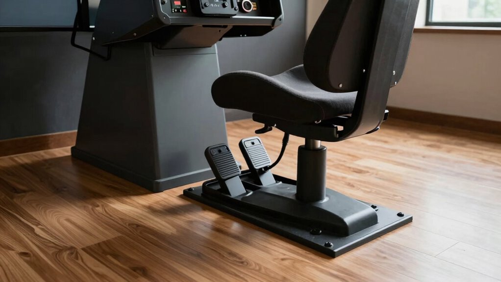 Why Flight Sim Rudder Pedals Need Better Floor Planning 8 evaluate space for pedals