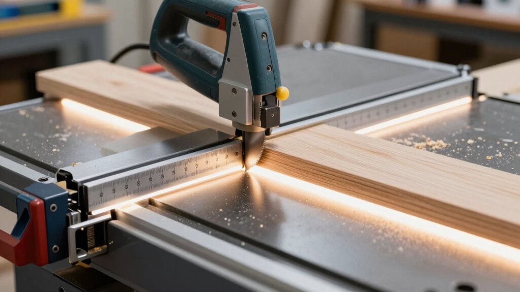 fence alignment ensures precise cuts