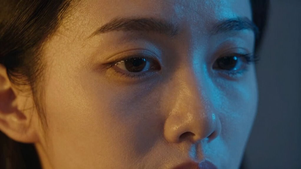 flattering warm diffused lighting