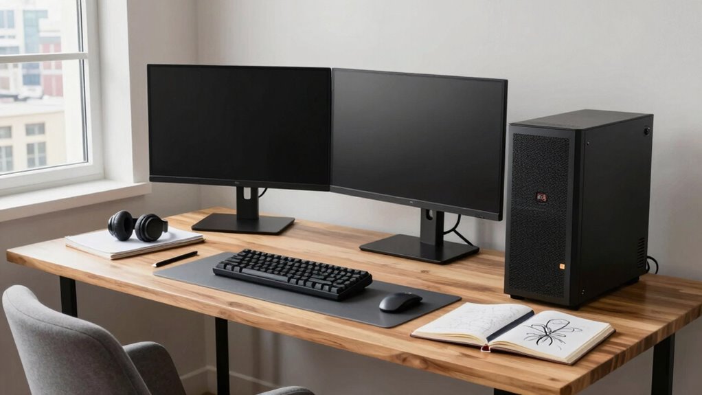 flexible sustainable workspace setup