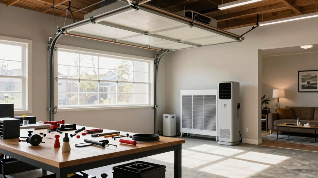 garage insulation ensures climate control