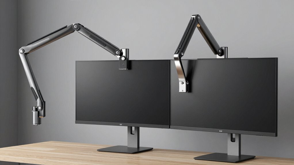 heavy duty adjustable monitor arms