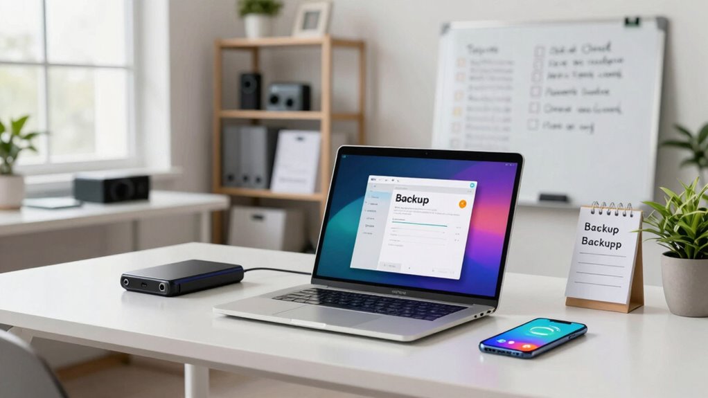implement secure backup procedures