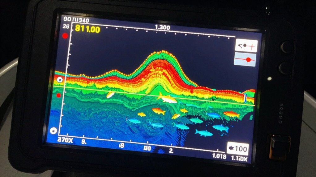interpreting fish finder data
