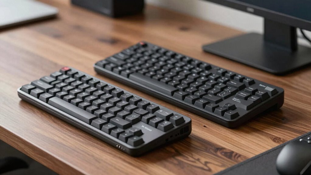 keyboard size influences workflow