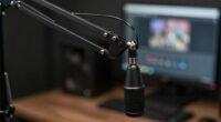 late streamer microphone setup