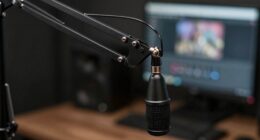 late streamer microphone setup