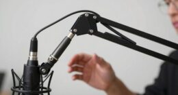 late streamer microphone setup