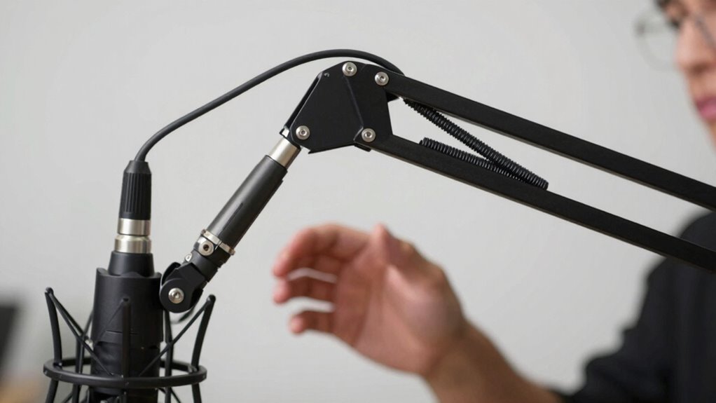 late streamer microphone setup