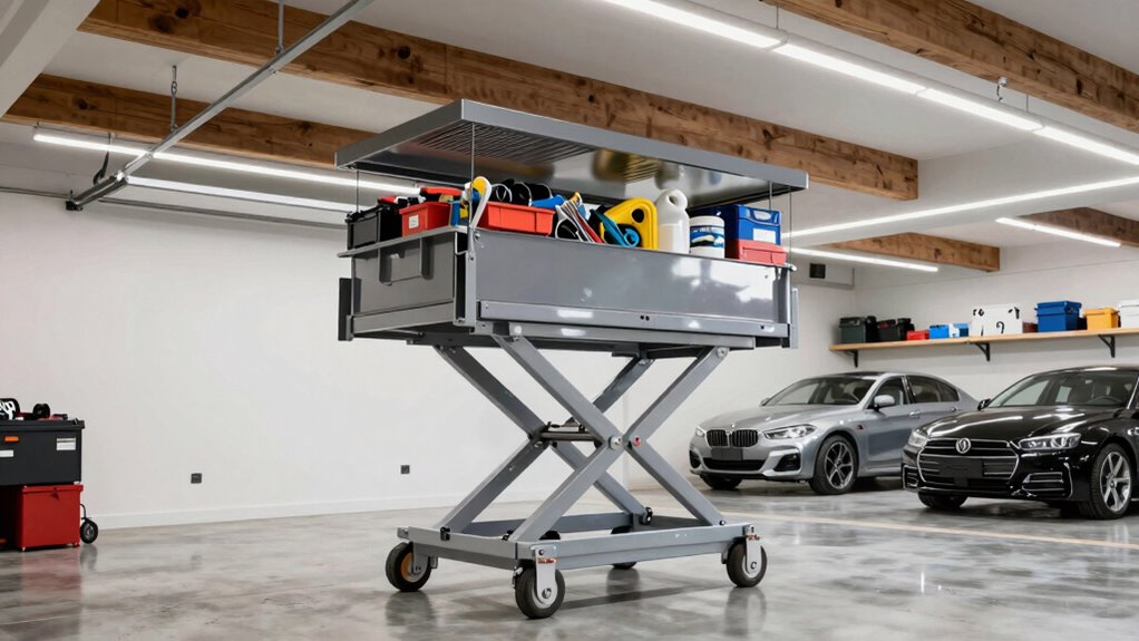 The Ceiling Storage Lift Question Every Garage Eventually Asks 6 manual vs electric lifts