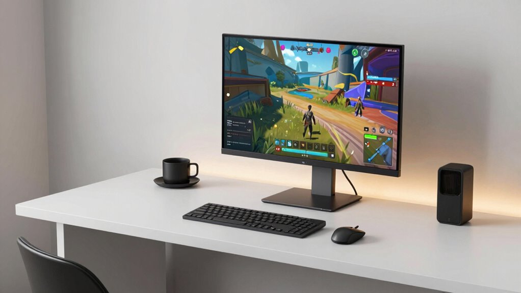 minimize desktop clutter for gaming