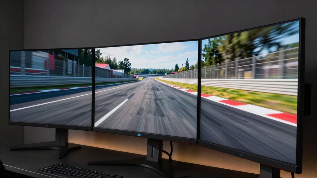 monitor angles enhance depth perception