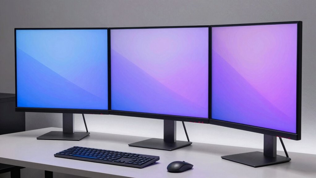 optimal multi monitor ergonomics