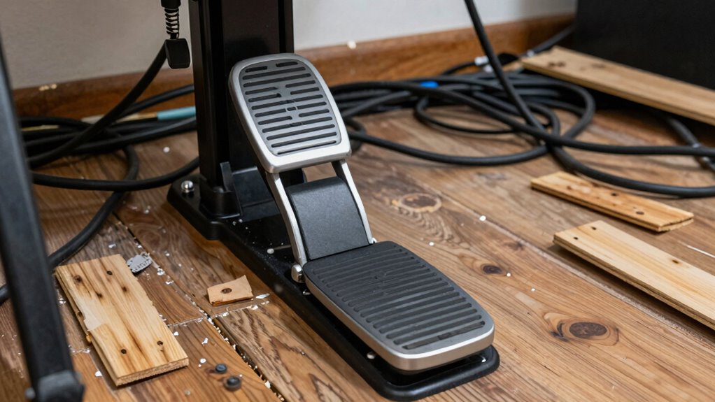 Why Flight Sim Rudder Pedals Need Better Floor Planning 4 optimal pedal placement and materials